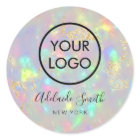 votre logo fausse opale iridescente
