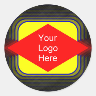 Sticker Rond Votre logo ici
