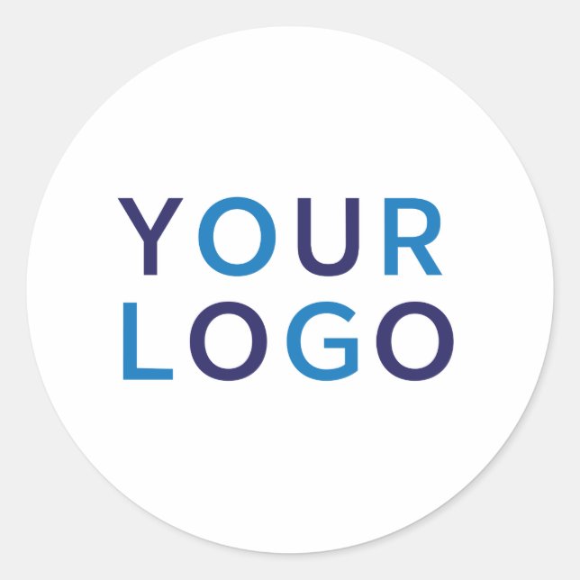 Sticker Rond Votre logo promotionnel personnalisé (Devant)
