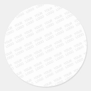 Sticker Rond Votre logo s'allège automatiquement et se répète