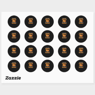 Sticker Rond Votre Lumpia Aint Fait Au Milieu