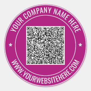 Sticker Rond Votre Modèle d'autocollant d'arrondi de texte pers