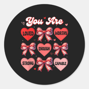 Sticker Rond Vous Aimez Assez Valentines Day Shirts Teac