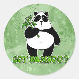 Sticker Rond vous avez du bambou ?