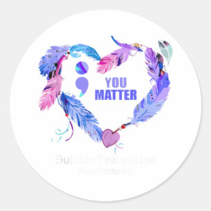 Sticker Rond Vous Coeur