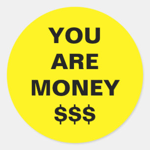 Sticker Rond  Vous êtes de l'argent Inspirationnel 