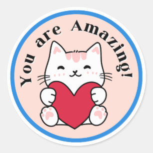 Sticker Rond vous êtes extraordinaire