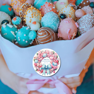 Sticker Rond Vous êtes le plus doux