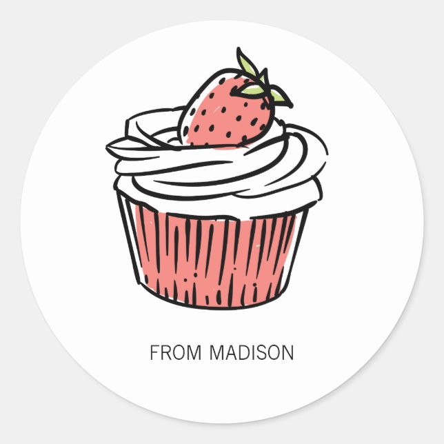 Sticker Rond Vous êtes un chevalet de Saint-Valentin (Devant)