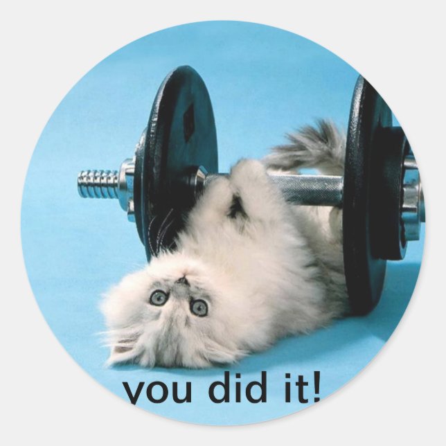 Sticker Rond vous l'avez fait (Devant)