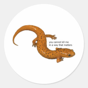 Sticker Rond Vous Ne Pouvez Pas Me Tuer D'Une Manière Qui Soit