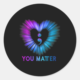 Sticker Rond Vous Problème Aucune Histoire Ne Devrait Se Termin