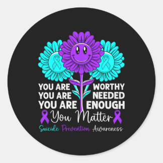 Sticker Rond Vous Problème Prévention Suicide Sensibilisation P
