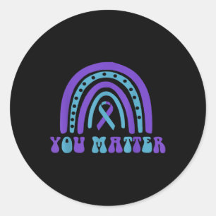Sticker Rond Vous Semaine de prévention du suicide Sensibilisat