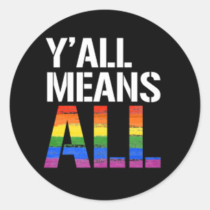 Sticker Rond Vous voulez dire tout