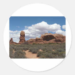Sticker Rond voûte de Moab Utah