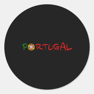 Sticker Rond Voyage vacances Portugal Fierté ibérique Portugais