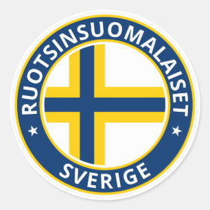 Sticker Rond Voyageur mondial - Ruotsinsuomalaiset, Sverige