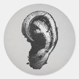 Sticker Rond Voyous de FLomm : entendez !