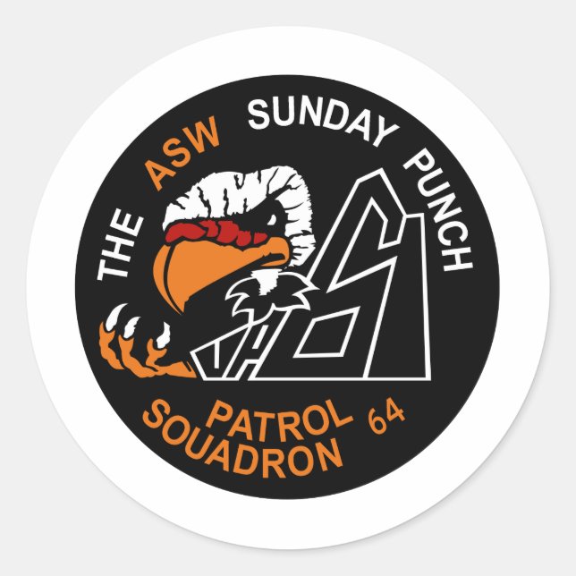 Sticker Rond VP-64 Condors (Devant)