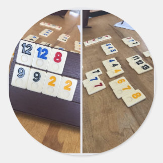 Sticker Rond vrai de jeux vrai