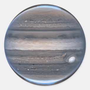 Sticker Rond Vue NIRCam de Jupiter   JWST