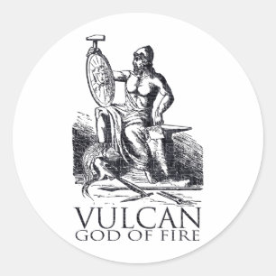 Sticker Rond Vulcan