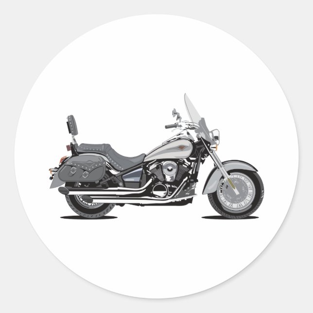 Sticker Rond Vulcan Kawasaki (Devant)