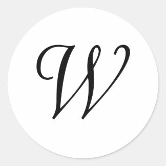 STICKER ROND W
