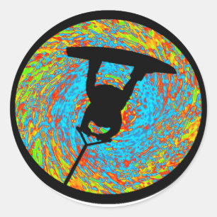 Sticker Rond Wakeboard Raley assuré