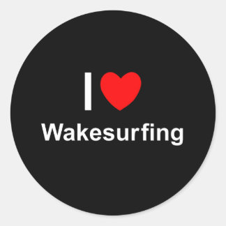 Sticker Rond Wakesurf
