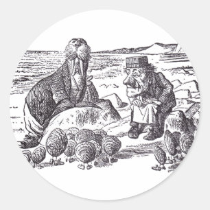 Sticker Rond Walrus et Carpenter 2