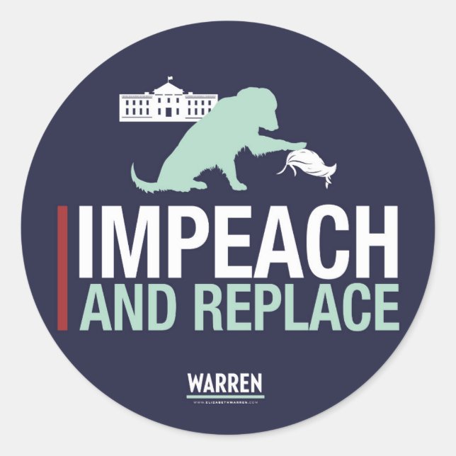 Sticker Rond Warren 2020 - Bailey - Impression et remplacement (Devant)