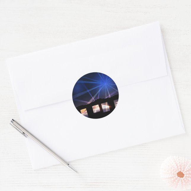 STICKER ROND WARTIME GHOSTS WALTS UK (Enveloppe)