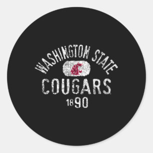 Sticker Rond Washington State Cougars 1890