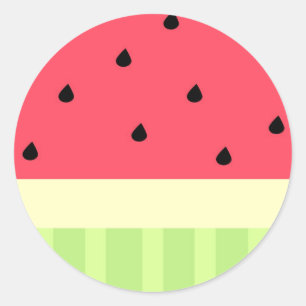 Sticker Rond Watermelon