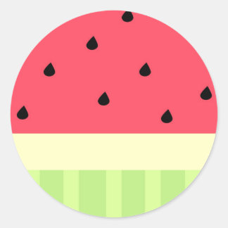 Sticker Rond Watermelon