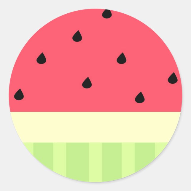 Sticker Rond Watermelon (Devant)