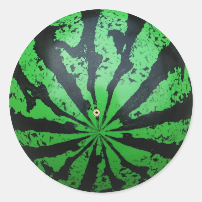 Sticker Rond Watermelon Football / Soccer Ball (Devant)