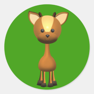Sticker Rond Wayne Deer