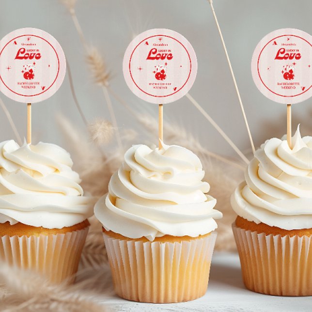 Sticker Rond Week-end de célibataire de la future mariée Lucky  (Créateur téléchargé)