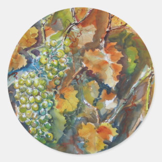 Sticker Rond Weinreben