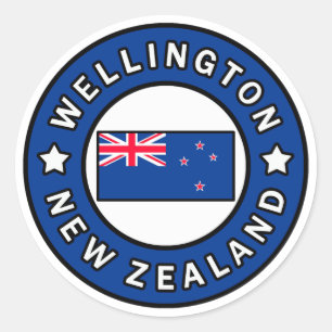 Sticker Rond Wellington Nouvelle-Zélande