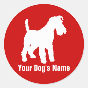 Sticker Rond Welsh Terrier ェ l'accès ュ ・ テ リ