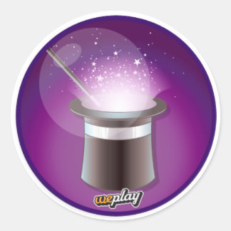 Sticker Rond Weplay Props Series 1 - Magic !