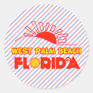 Sticker Rond West Palm Beach, Floride
