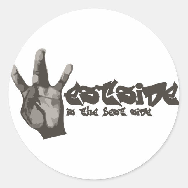 Sticker Rond Westside (Devant)