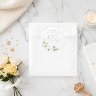 Sticker Rond What Will Baby Be Gender Reveal