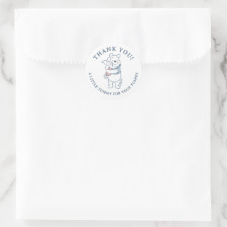 Sticker Rond Whimsical Winnie l'Ooh | traiter