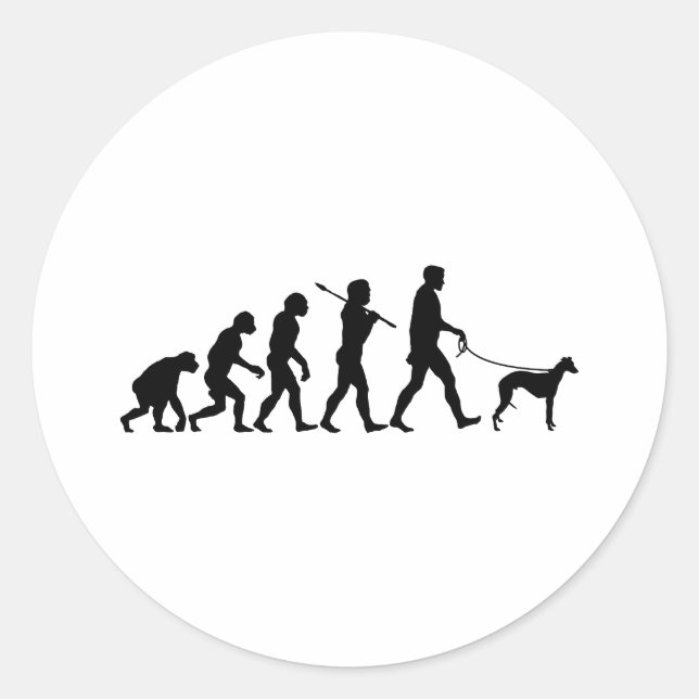 Sticker Rond Whippet (Devant)